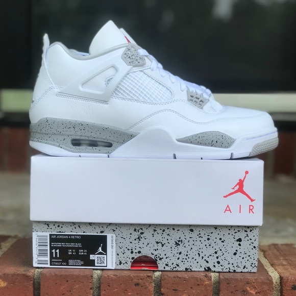 jordan retro 4 white oreo 2021